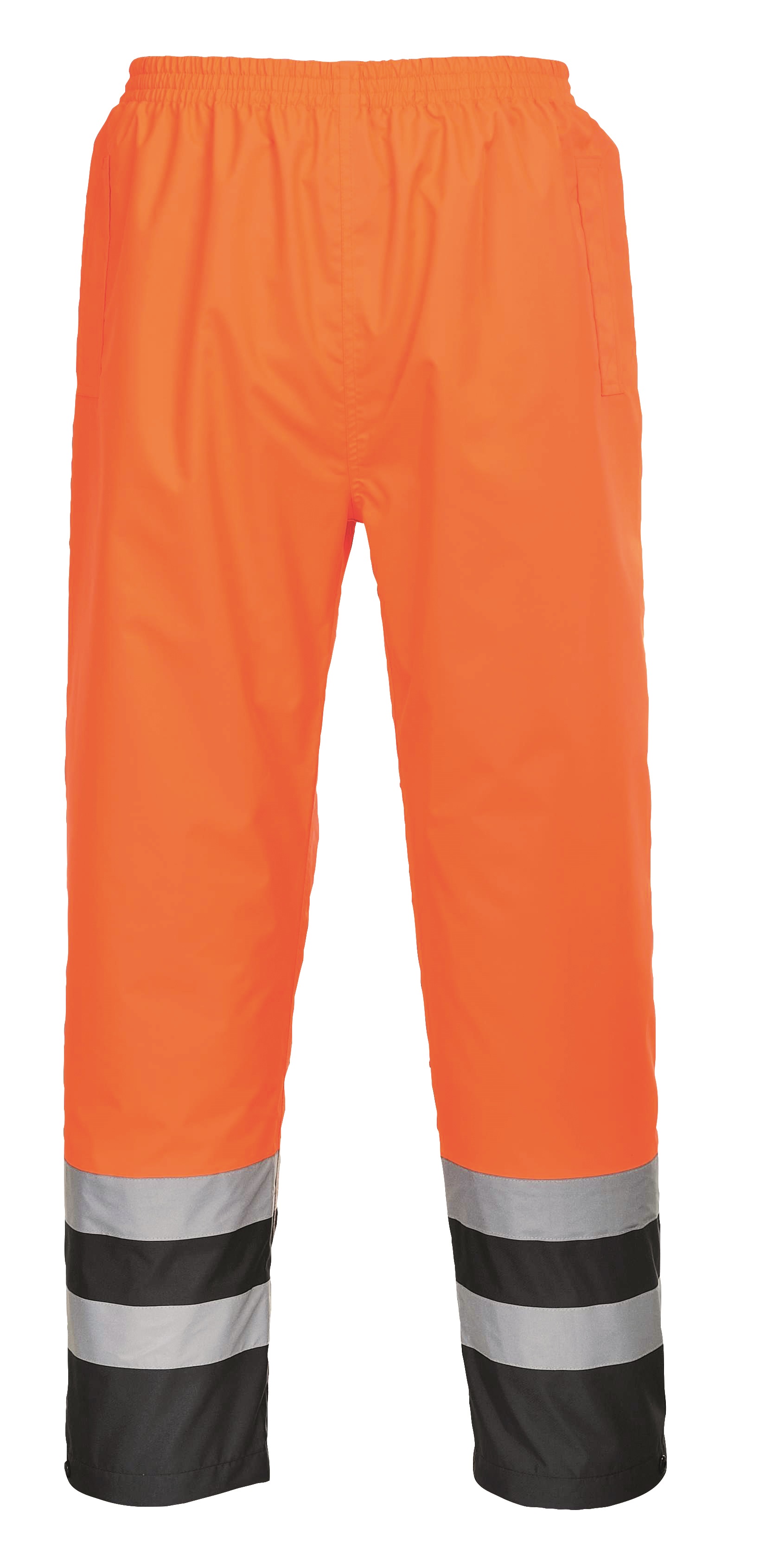S486 (Orange) Hi-Vis Two Tone Traffic Trousers | Butterfly Apparel LTD