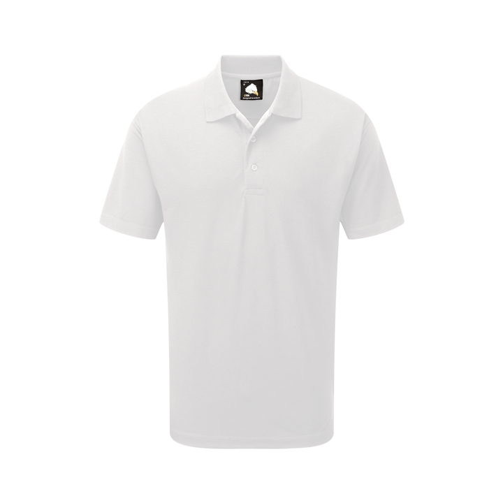 1130 Raven Classic Polo Shirt (White) | Butterfly Apparel LTD